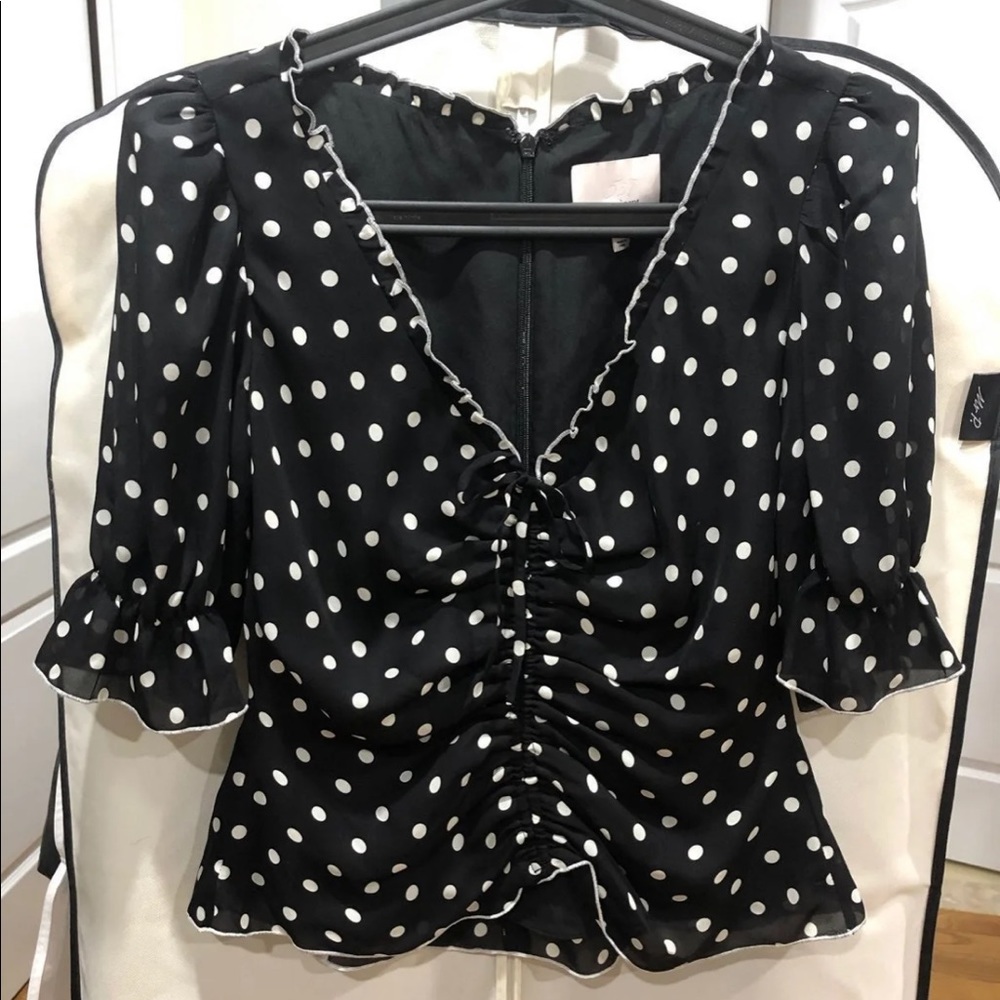 SOLD! Cinq a sept Kimberly Top Sz XS - Picture 2 of 9
